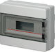 Elmark Wall mounted Waterproof 18-Elements Fuse Box with 1 Row