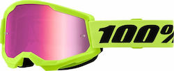 100% Ochelari de motocross Strata 2