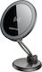 Borofone Car Mobile Mount with Adjustable Hooks and Wireless Charging Black
