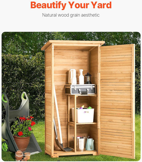 Vevor Magazin de Depozitare din Lemn pentru Exterior, Impermeabil, pentru Unelte de Grădină, 80x162 cm Vevor Magazin de Depozitare din Lemn pentru Exterior, Impermeabil, pentru Unelte de Grădină, 80x162 cm