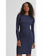 Knitted Dress Navy