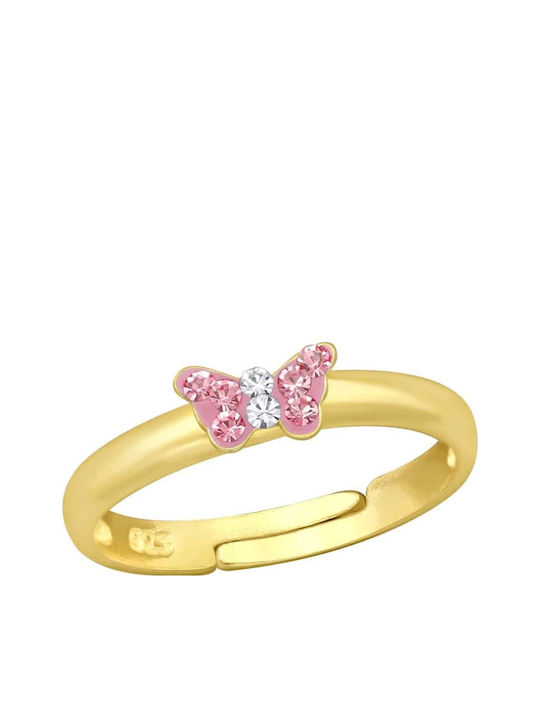 Callajewels Παιδικό Δαχτυλίδι με Σχέδιο Πεταλούδα από Χρυσό C13340-EL433642745