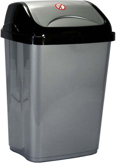 Silver Waste Bin 16lt Silver Waste Bin 16lt
