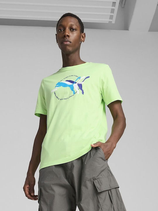 PUMA Тениска Зелен