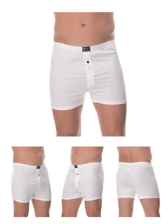 Herren Boxershorts White 4Packung