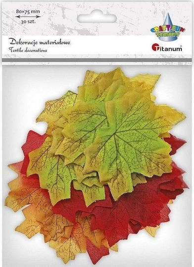 Titanum Декоративен Елемент за Направи си сам Проекти Оранжев 30бр 8x7.5см.