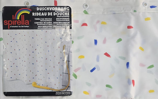 Spirella Duschvorhang 180x180cm Multic