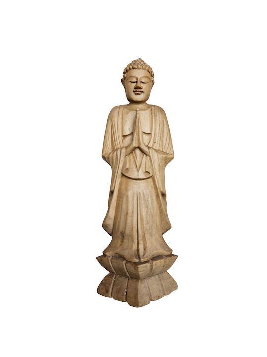 AristonLab Dekorativer Buddha aus Holz 30x10cm 1Stück