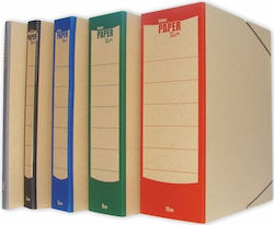 Uni Pap Paper File Box with Rubber Band 25x5x25cm (Μiscellaneous Designs/Colors)