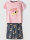 Evita Kinder Schlafanzug Sommerlich Pink
