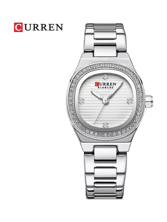 Women's Watch 22mm Battery with Silver Stainless Steel Bracelet