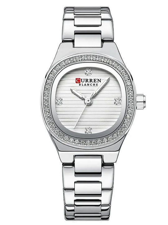 Curren Women's Watch with Silver Metal Bracelet