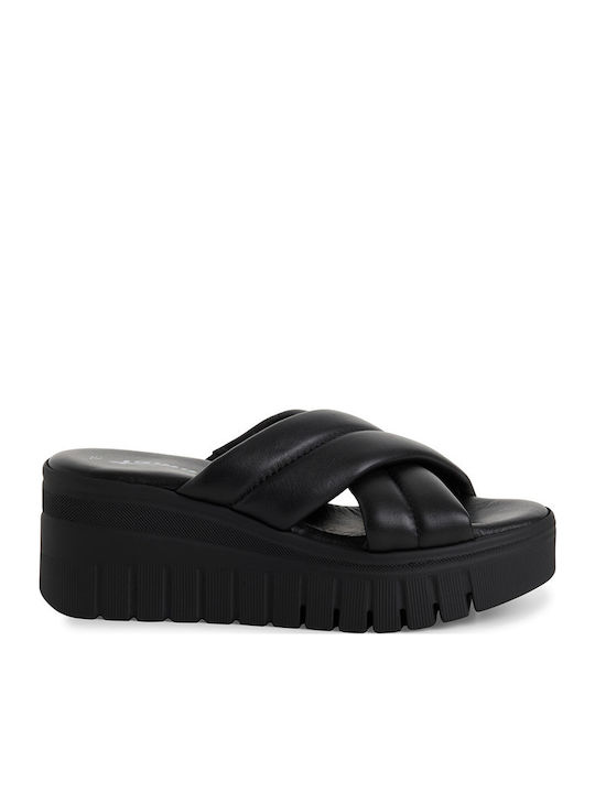 Sandale Din Piele Pentru Damă Negre