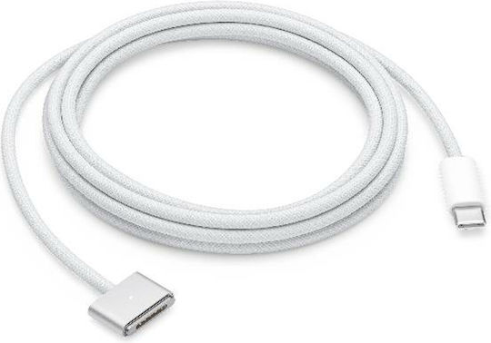 Apple USB 2.0 Cable USB-C male - Magsafe 3 Ασημί 2m MW613ZM/A
