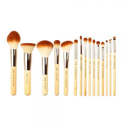 Jessup Beauty Офис Бюро Комплект с Четки за Фондация 15 Бройки