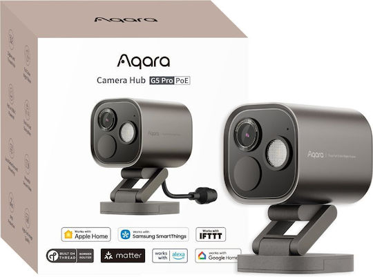 Aqara G5 Pro PoE IP Cameră de Supraveghere Full HD+ 4MP Rezistentă la apă cu Lentilă 4.2mm