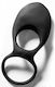 Inel Vibrator Dublu Cockring Daydream Negru
