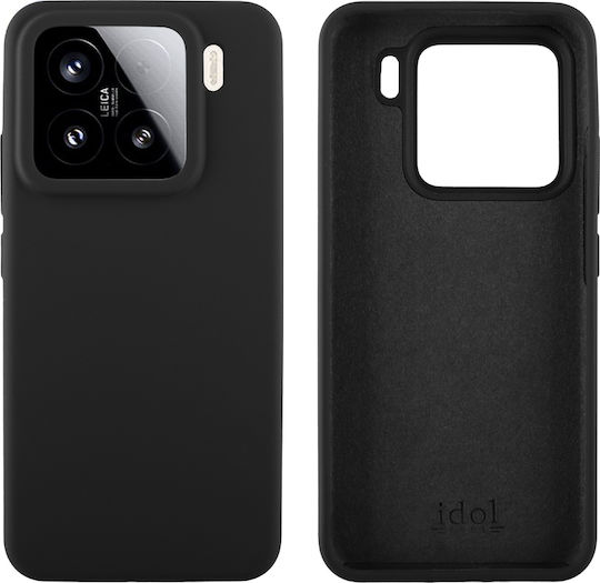 Idol 1991 Velvet Elite Silicone Waterproof Black Back Cover Xiaomi 15