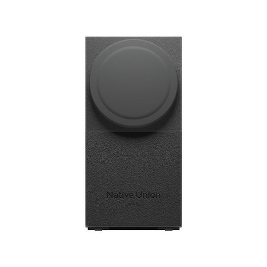 Native Union Безжично зарядно Qi2 и кабел USB-C 15W Черен (Rise)