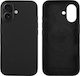 Idol 1991 Velvet Back Cover Silicon Negru (iPho...