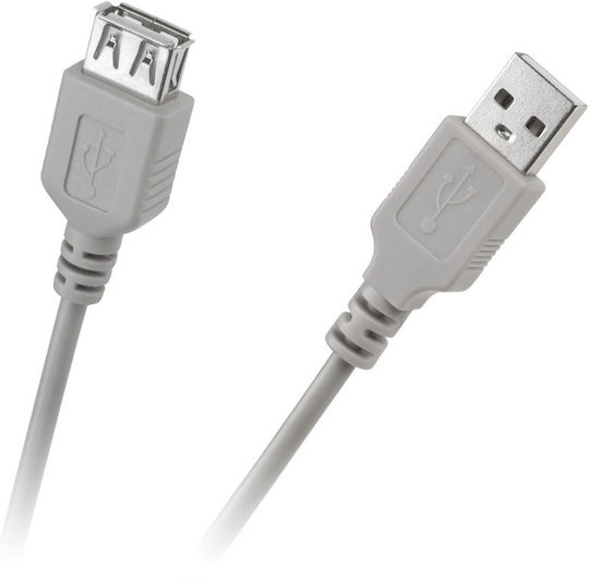 USB 2.0 Kabel USB-A-Stecker - USB-A-Buchse Gray 5m KPO2783-5