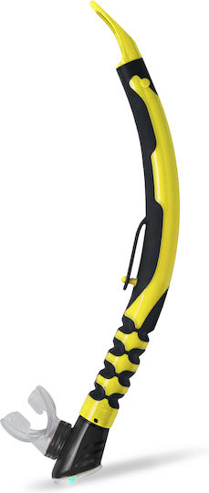 Salvas Snorkel Yellow with Silicone Mouthpiece