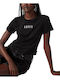 Essential Sporty Bluze Damă T-Shirt Negru