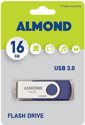 Almond Twister 16ГБ USB 3.0 Син