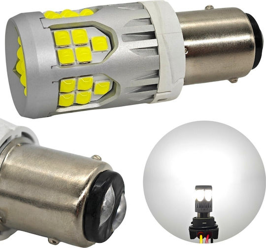 Λάμπα Αυτοκινήτου P21/5W / DRL Canbus LED 5500K Ψυχρό Λευκό