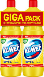 Klinex Înălbitor vâscos cu aromă de Lămâie 2x70ml Klinex Înălbitor vâscos cu aromă de Lămâie 2x70ml