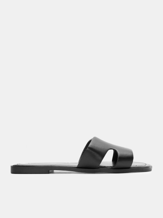 Luigi Women's Flat Sandals in Black Color