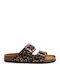 Women's Flat Sandals Brown