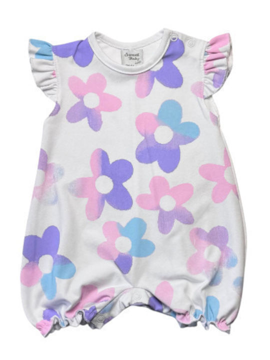 Sweet Baby Детско Бодито Бяло-Розово