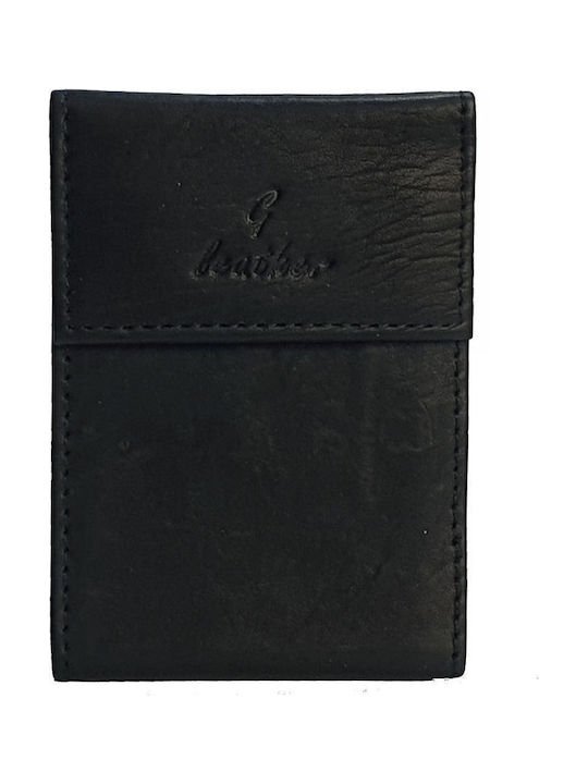 Leather Men's Wallet Cards Black