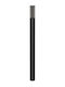 Eglo Salle Outdoor Floor Lamp Small Post IP54 for E27 Bulb Black
