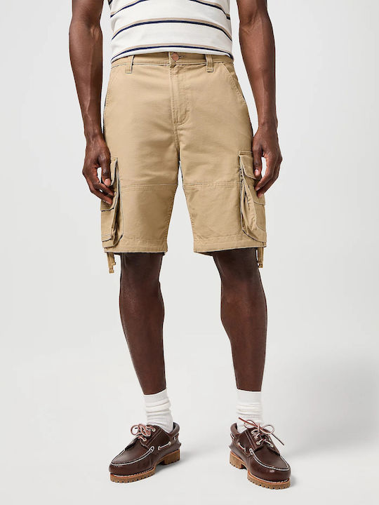 Wrangler Casey Ανδρική Βερμούδα Cargo Μπεζ