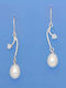 Charmy Earrings made of Silver with Stones & Pearls