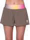 Γυναικείο Αθλητικό Σορτς Light Brown, Coral, Yellow