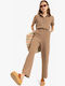 Blue Side Of The Sky Women's Short-sleeved One-piece Suit Blue