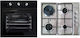 Silifo Gas Over Counter Oven 65lt with Gas & Electric Hobs W59.5cm.