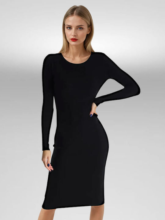 Midi Abendkleid Black