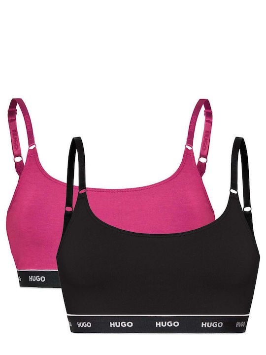 Hugo Γυναικείο Μπουστάκι Black/Pink 2Pack