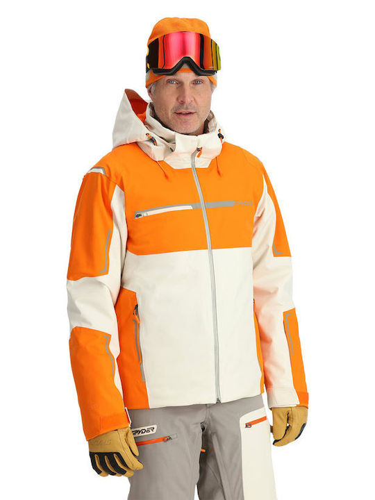 Spyder 38SA075404_OSH Männer Jacke aus für Ski & Snowboard Orange