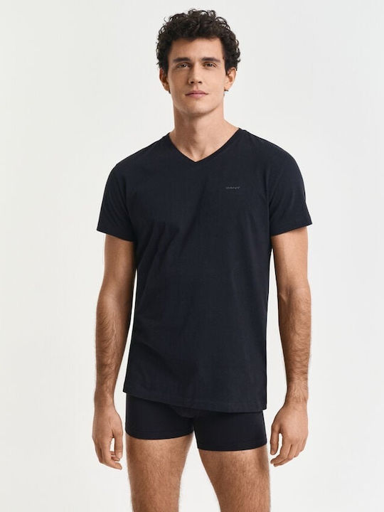 Men's Undershirts Black 2Pack