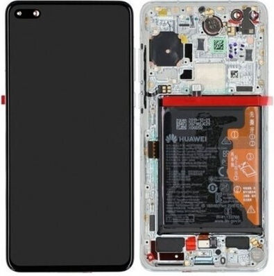 O ecran Lcd+touch cu Mecanism Tactil pentru Huawei P40 (Alb)