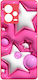 Stars Premium Protective Hard Case Hot Pink Θήκη Xiaomi Redmi Note 12 5g