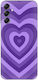 Purple Hearts Silicone Case for Samsung Galaxy M35 5G