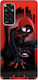 Силиконов калъф Miles Morales Spiderman за Xiaomi Redmi Note 11 4G Червен