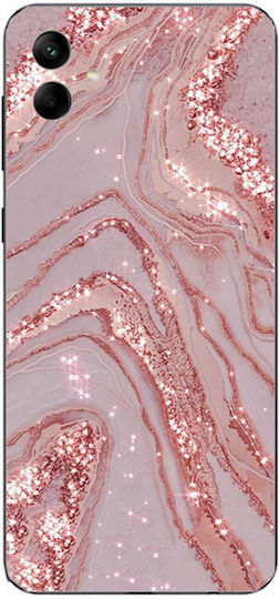 Marble Silicone Case Θήκη Samsung Galaxy A04 Pink