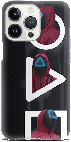 Squid Game 2 Silicone Case Cover iPhone 13 Pro Black-Red